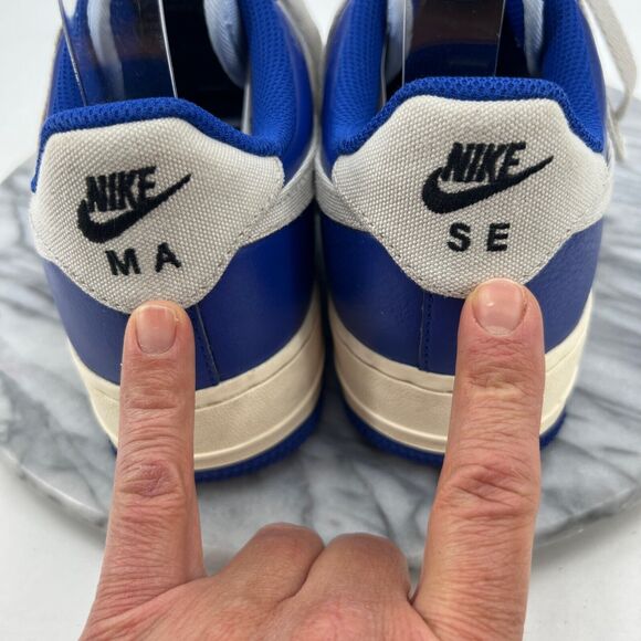 Nike Youth 6 Air Force 1 Low By You Shoes Custom Embroidered Lettering Sneaker - Picture 6 of 15